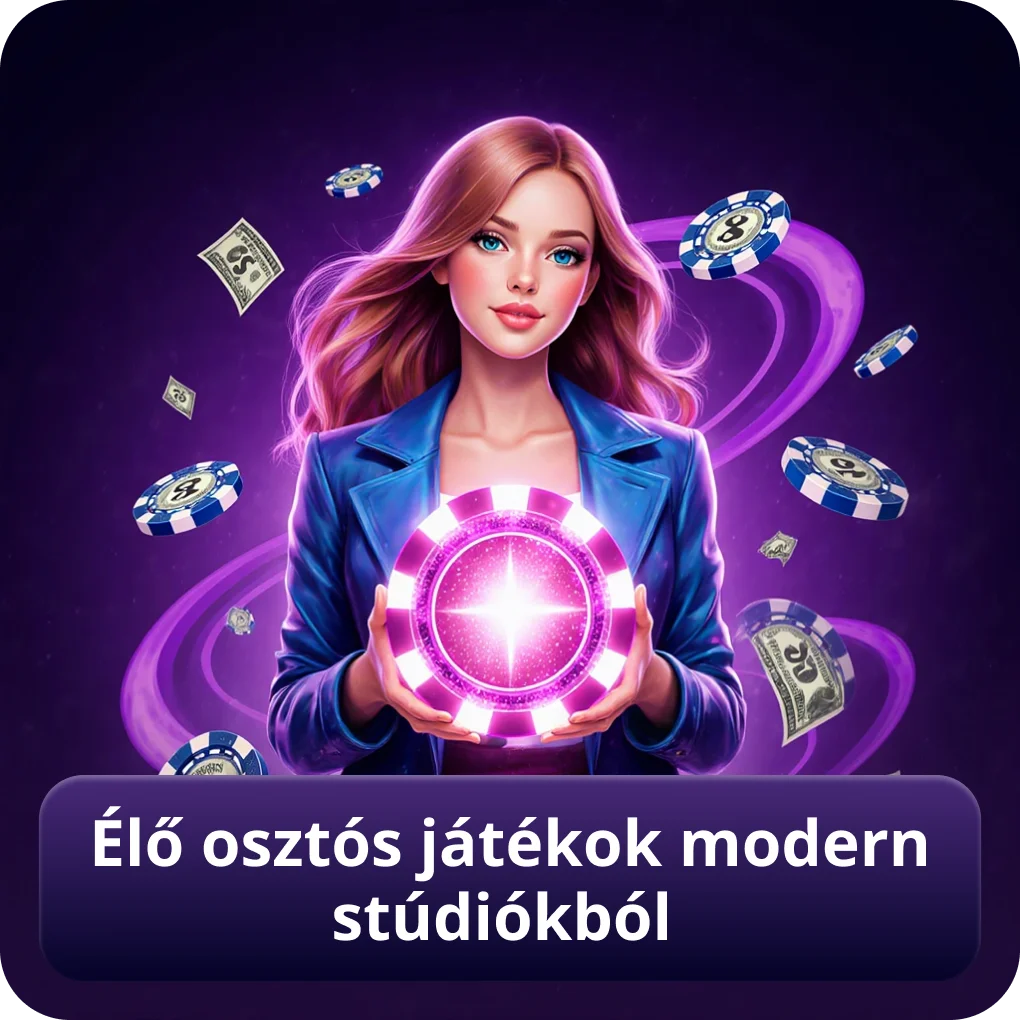 Élő osztós játékok modern stúdiókból